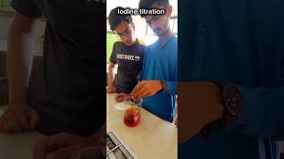 Iodine titration with Sodium thiosulphate Solution Class 11 [upl. by Yengac284]