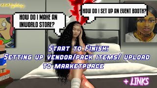 Start To Finish  How To Set Up An Event BoothStart Your Inworld Store  Links  Second Life [upl. by Drucilla]