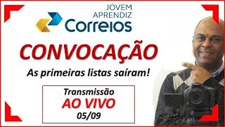 Jovem Aprendiz Correios  LIVE transmissão ao Vivo [upl. by Cleodell357]