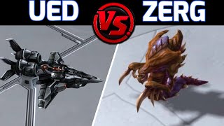 Fresh Meat Unsuspecting Zerg vs UED Custom SCII Race [upl. by Volding446]