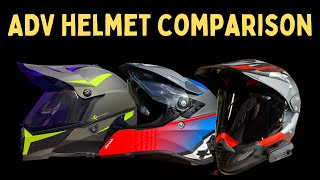 ADV Helmet Comparison  Arai XD4 VS Airoh Commander VS LS2 Pioneer Evo  MotoNZcom [upl. by Ojytteb879]