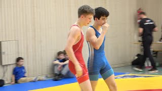 Wrestling  Ringen MDM 2024 in Jena Jugend B U14 57 kg Murat  Salamov Finale 1  2 [upl. by North]