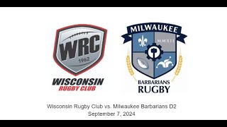 WRC vs Milwaukee Barbarians D2  9724 [upl. by Sethi]