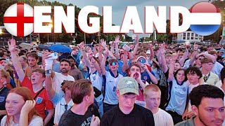 EURO 2024 England Fans Cheering in the Berlin FANZONE [upl. by Luanni500]