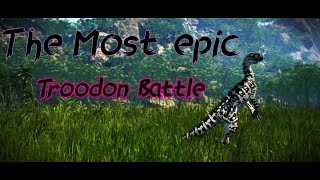 The Most EPIC Troodon Battle NO CLICKBAIT  The Isle Evrima UP65 [upl. by Nalor198]