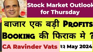 Stock Market Outlook for Tomorrow 23 May 2024 by CA Ravinder Vats [upl. by O'Meara928]