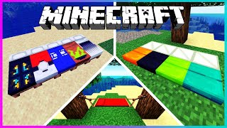 Minecraft Custom Beds Hammocks and MORE Mod Showcase [upl. by Westland]