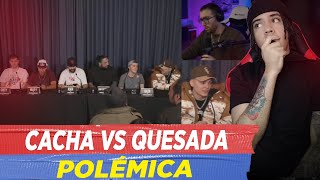 CACHA LE CONTESTA A QUESADA 😱 LA POLÉMICA DE LA FMS INTERNACIONAL 🔥 ABRO DEBATE 🧐 [upl. by Nosrak682]