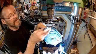 zoeller m53 d sump pump rebuild part 6 machining the seal [upl. by Lemrac]