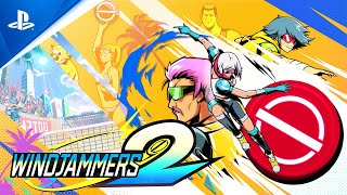 Windjammers 2  Animated Launch Trailer  PS4 [upl. by Airb]