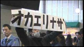 Japon  début du pompage de leau radioactive à Fukushima [upl. by Godard]