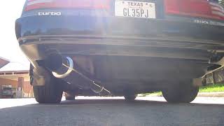 1989 Toyota Supra 7MGTE Full 3quot Exhaust [upl. by Ayra705]