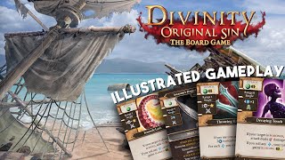 Divinity Original Sin The Board Game  DETAILED GAMEPLAY [upl. by Arat]