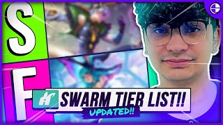 NEW LIVE UPDATED LOL SWARM CHAMPION TIER LIST [upl. by Eenttirb973]