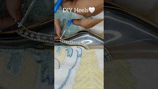 DIY Heels 🤍diy viral heels decoration foodwars shorts [upl. by Edijabab]