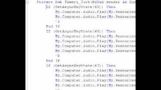 VBNET  Morse Code Keyboard  Detect Keypress  Full Detailed Tutorial [upl. by Inahteb]