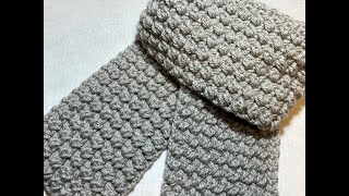 👍The FASTEST Crochet Scarf EVER ONE ROW REPEAT👍 [upl. by Odlanra87]