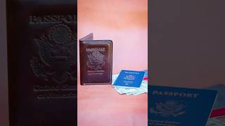 Funda de piel para pasaporte [upl. by Idissac]