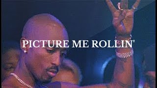 FREE Tupac Type Beat  Picture Me Rollin  2pac Instrumental  Old School hip hop beat [upl. by Nylasor]