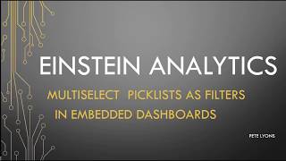 MultiSelect Filters on Embedded Dashboards [upl. by Dloniger]