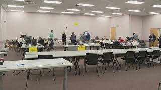 Ranked choice vote tabulation for Maines 2nd Congressional District continues [upl. by Sudbury341]