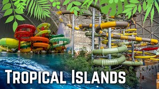 Worlds LARGEST Indoor Water Park  Tropical Islands  All Slides 2023 [upl. by Garneau142]