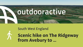 Scenic hike on The Ridgeway from Avebury to Ogbourne St George via Barbury Hill [upl. by Adlesirk300]