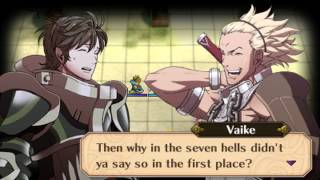 Fire Emblem Awakening  Stahl amp Vaike Summer Scramble Conversations [upl. by Lindie594]