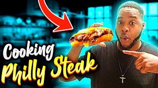 Philly Cheesesteak cooking [upl. by Matteo]