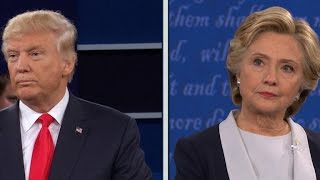 Trump and Clinton are asked to say something nice about each other [upl. by Eirallih]