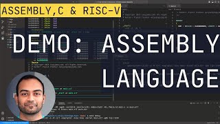 7 Demo Assembly Language  Assembly C on Baremetal RISCV [upl. by Finella]