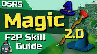 199 F2P Magic Guide 20  OSRS F2P Skill Guide Ironman Friendly [upl. by Bertina]