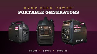 RVMP Flex Power™ Portable Generators  2200i 3300i and 4500ies models [upl. by Baiss174]