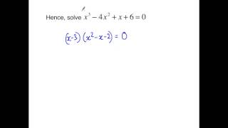 Level 2 Further Maths GCSE  Factor theorem [upl. by Eelhsa]