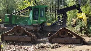 Log Skidder on Steel Tracks [upl. by Ellicul]