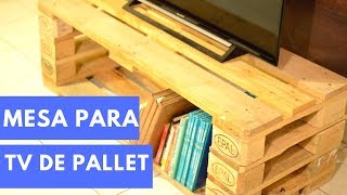 COMO HACER UNA MESA PARA TV DE PALET  Empo  EP 19 [upl. by Astraea]