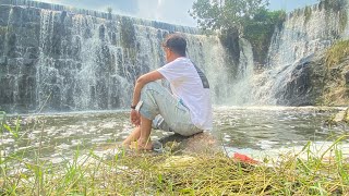 Love to nature trending viral youtube nature sonofbahadur09 highway waterfall in Hyderabad [upl. by Odin218]