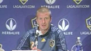 David Beckham Sign in For LA Galaxy [upl. by Trilley]