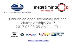 Lithuanian open swimming national championships 2017  Day 3  Finals [upl. by Enairda950]