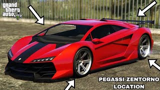 GTA 5  Pegassi Zentorno Location PS3 PS4 Xbox360 XboxOne and PC [upl. by Lundberg]