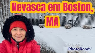 Nevasca em Massachusetts [upl. by Calabrese234]