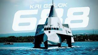 KRI Golok 688  Fast Attack Craft [upl. by Kindig888]