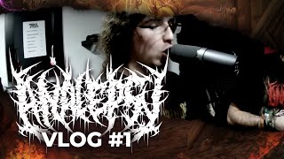 ANALEPSY VLOGS 1  Vocal Recordings amp Trip to Grindfeast XL3 [upl. by Saffian]