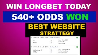 INCREDIBLE LONG BET PREDICTION WEBSITE  Another Accurate Website Strategy [upl. by Gross]