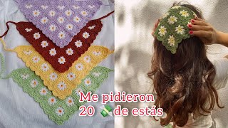 PASO A PASO me hicieron un pedido de 20💢 pañoletas tejidas a crochet aquí te enseño a hacerlas🙌 [upl. by Hairahcez834]