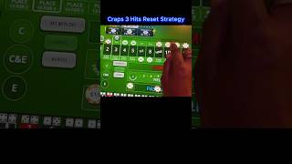 Crapless Craps 3 Hits Reset Strategy casino gaming gambling [upl. by Adnovaj]