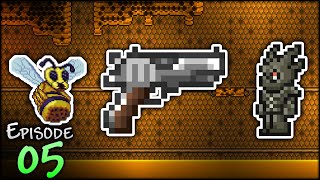 Handgun  Necro armour  A CHEAT code  Terraria 144 Ranger PlaythroughGuide Ep5 [upl. by Mallin110]