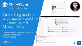 Community Call Demo  Customizing modern page approval workflow using Microsoft Flow [upl. by Netsuj]