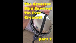 2 The Greatest Mini Survival Tin Ever Created  Includes a Solar Oven  Best Ultimate Tiny Kit [upl. by Galanti]