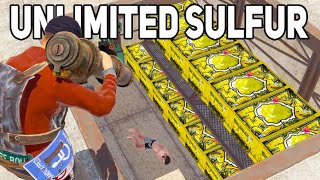 Raiding two Cheating Zergs for Unlimited Sulfur in Rust [upl. by Aihsila]